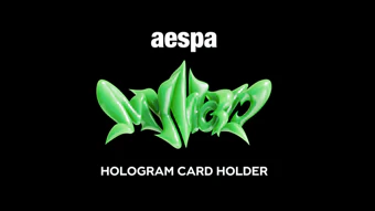 aespa Official MD "MY WORLD" Hologram Card Holder - Image 3