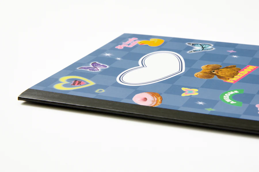 Notebook Bear Blue Retro - Image 7